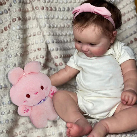 Bebê reborn menina de silicone 48cm - Alice