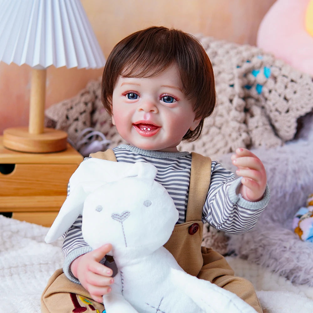 Boneco reborn de silicone 55cm - Heitor