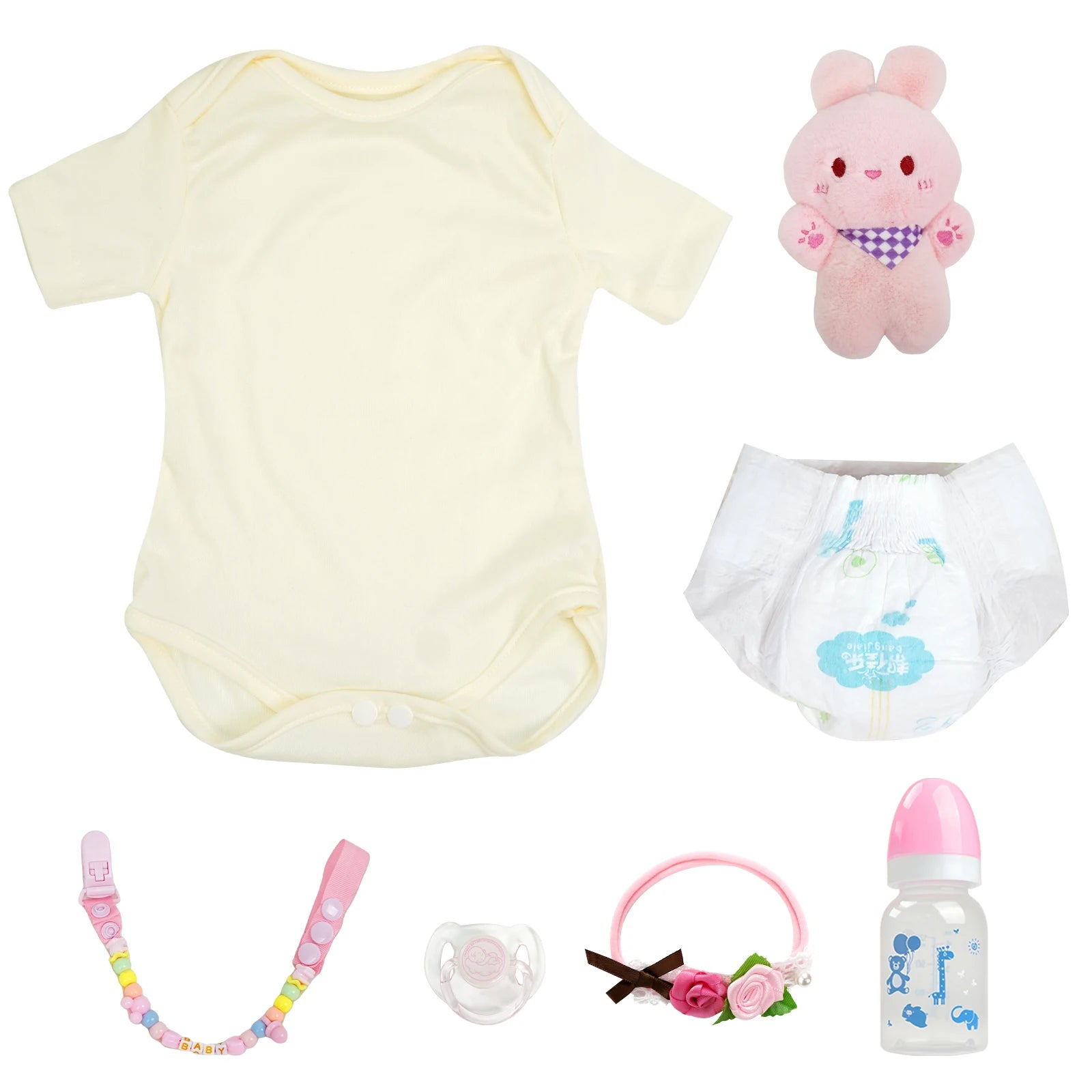 Bebê reborn menina de silicone 48cm - Alice