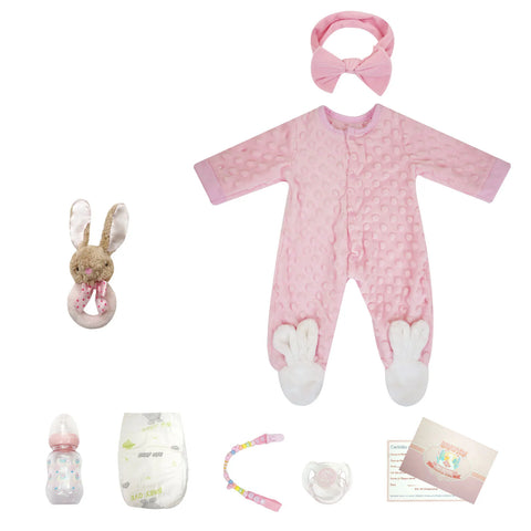 Bebê reborn recem nacido menina de silicone 48cm - Giovanna