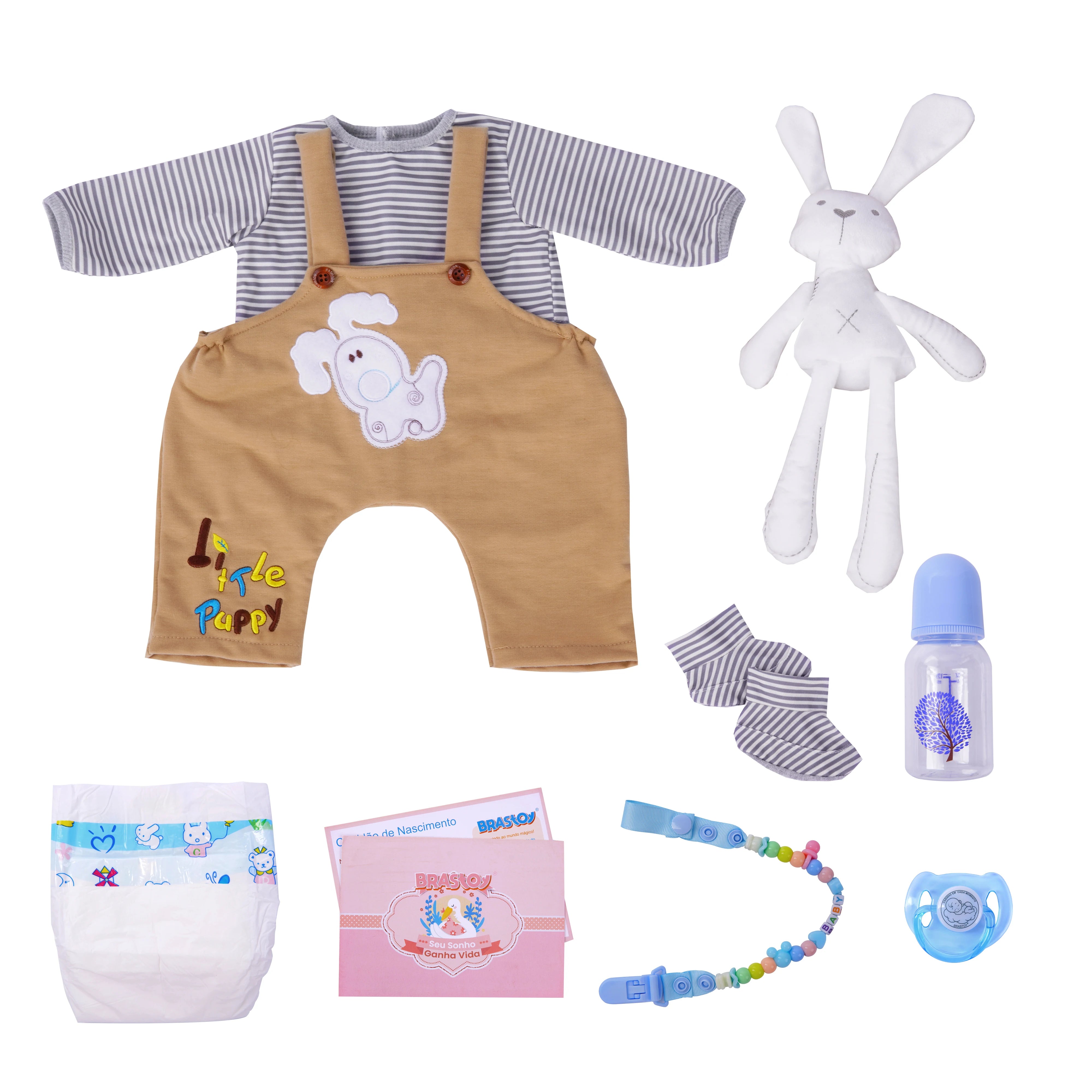 Boneco reborn de silicone 55cm - Heitor