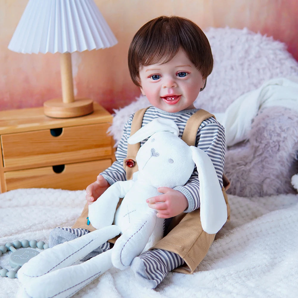 Boneco reborn de silicone 55cm - Heitor