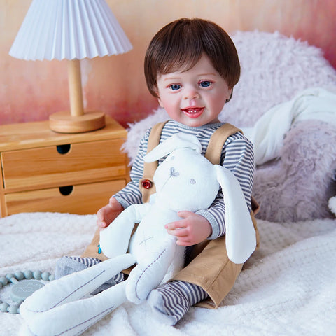 Boneco reborn de silicone 55cm - Heitor